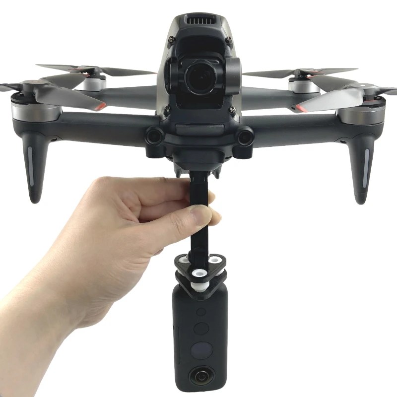 Sports Camera Mount for Gopro 11 10 9 4 5 3 /osmo Action 3 2 1 /insta360 Holder Fixed Bracket for DJI FPV Drone Accessories