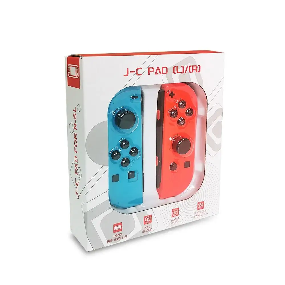 BT 5.2 Joy Controller RGB LED สวิทช์ L/R Joypad สําหรับ Nintendo Switch/Lite/Oled JoyCon Gamepads จอยสติ๊กแบบ Dual การสั่นสะเทือน