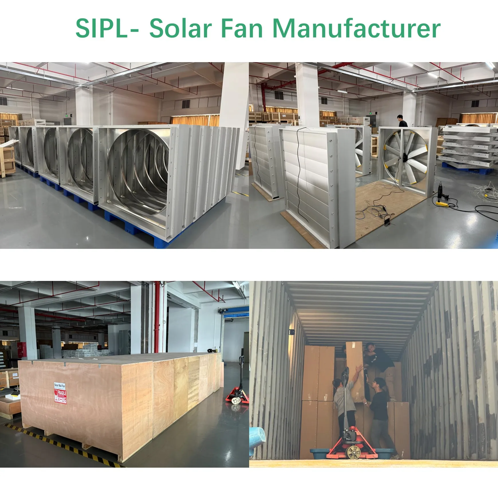 Poultry Farm Livestock DC Motor Wall Mounted Axial Flow Fan Solar Power Industrial Wall Exhaust Ventilation Fan Cooling Vent Fan
