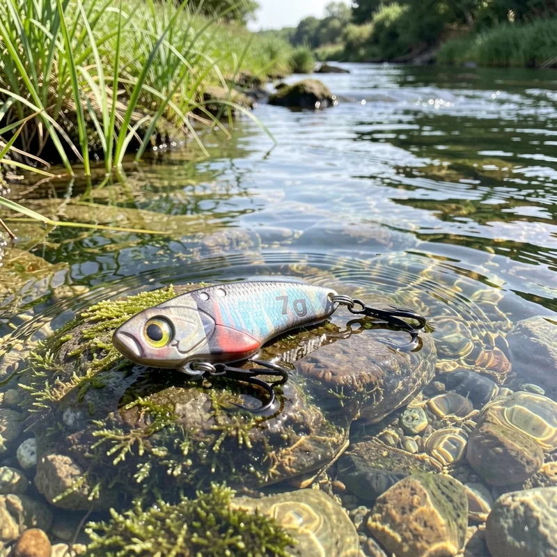 Vib Fishing Lure Bass Trout Panfish Striped Bass Walleye Perch Shad Bait Casting Spoon Jigging Lure Metal Lipless Crankbait