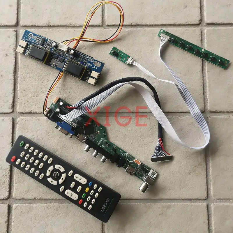 

Для LTM220M1 M220EW01 LTM220M2 MT220WW01 комплект платы привода матричного контроллера HDMI + VGA + AV + USB 1680x1050 4CCFL 1680*1050 LVDS 30-контактный