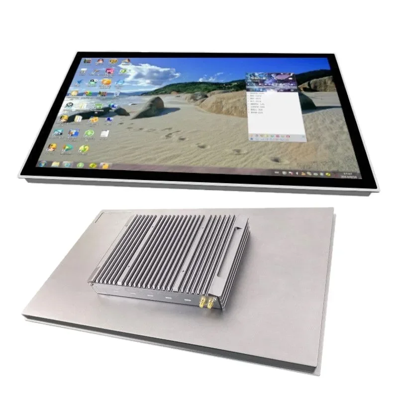 

Android fully enclosed capacitive touch 10.4-21 inch screwless industrial all-in-one machine