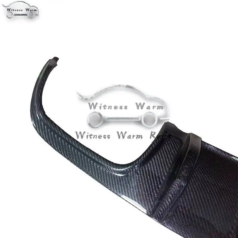 For Mercedes Benz W204 C63 Amg Carbon Fiber Car Rear Bumper Diffuser Lip Spoiler 2007 - 2011 Rear Diffuser Lip Splitter view 5