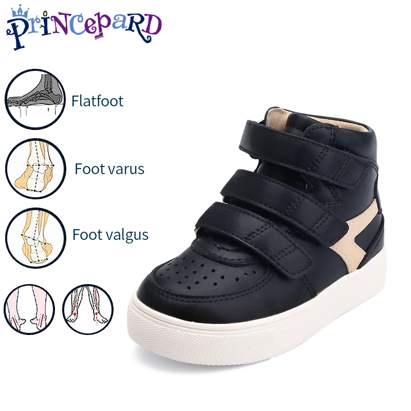 

Orthopedic Children's Casual Shoes Toddler Kids Barefoot Ankle Support Corrective Sneakers Anti-Slip Soles for Toe Walking