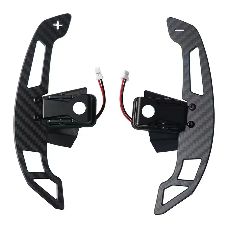 For Toyota 4runner Land Cruiser LC300 Hilux Revo LC79 Fortuner 2017-2021 Magnetic LED Carbon Fiber Shift Paddles Replacement