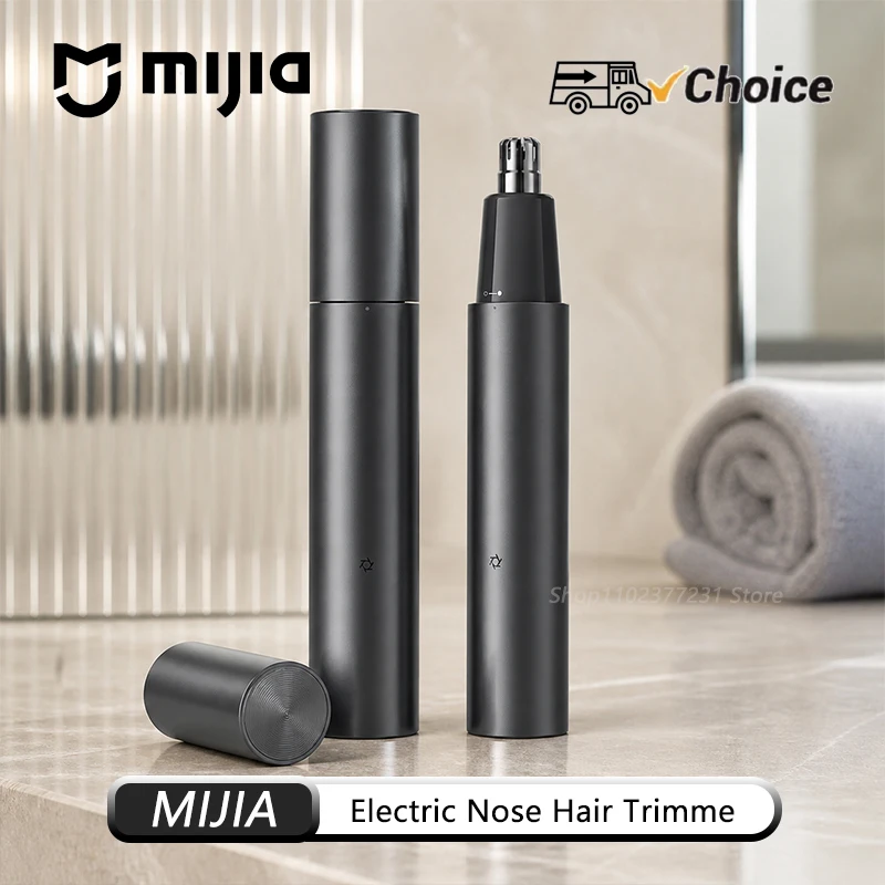 Original NEW MIJIA Electric Nose Hair Trimmer Portable Nose Ears Hair Eyebrow Trimmer for Men Rechargeable Painless Clipper CN