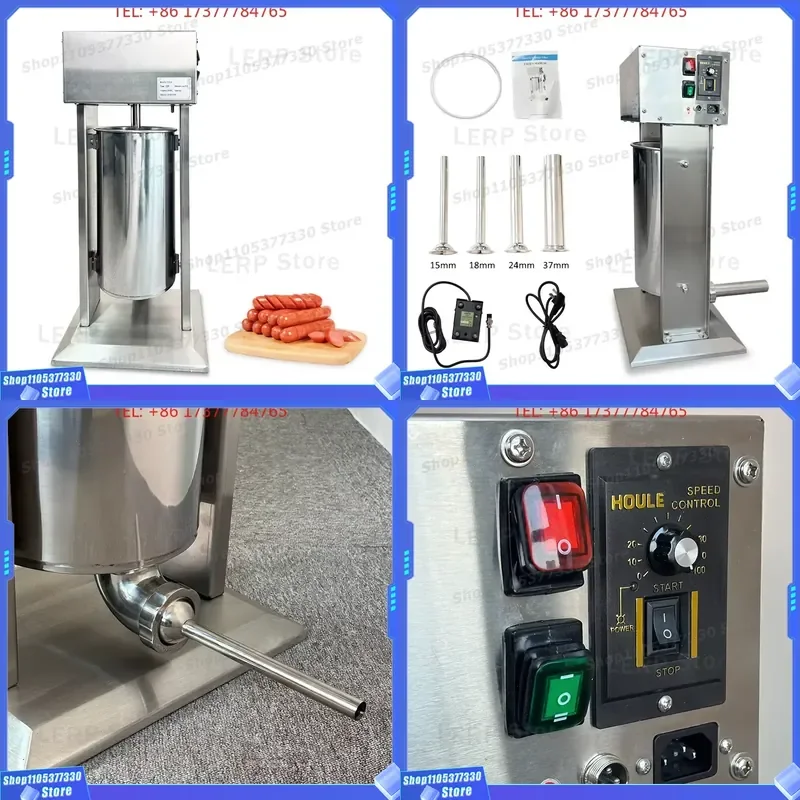 Food utensils Full Automatic New Condition Fish Enema Machine Vacuum Sausage Stuffer