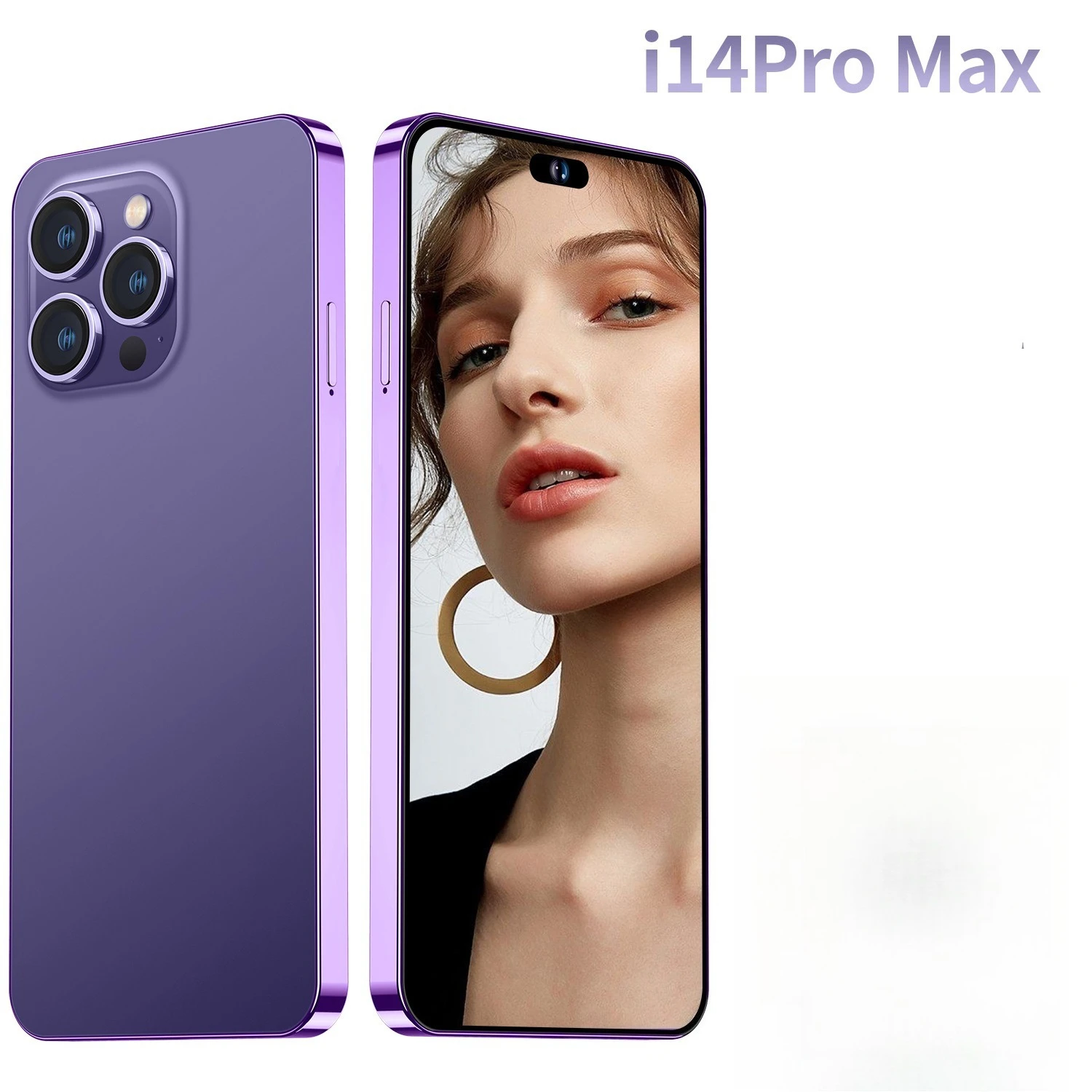 

7.3inch I14Pro Phone Dummy Phones Telephone Smartphone Fake False Mobile Phone Prop Model Mockup Replica Display