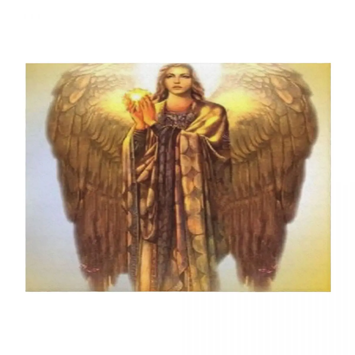 

Archangel Uriel Throw Blanket warm winter Bed Fashionable manga Shaggy Blankets