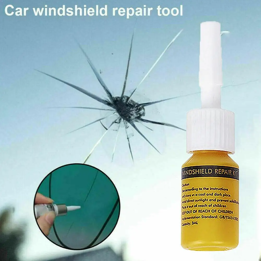 Automotive Windshield Repair Kit Tools Car Vehicle Renovate Window Car Glass Scratch Fixing Liquid Repair Scratches B7B4