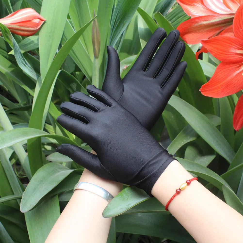 3 Pairs Premium Material Gloves for Jewelry Inspection Summer Work Efficiency Elastic Etiquette