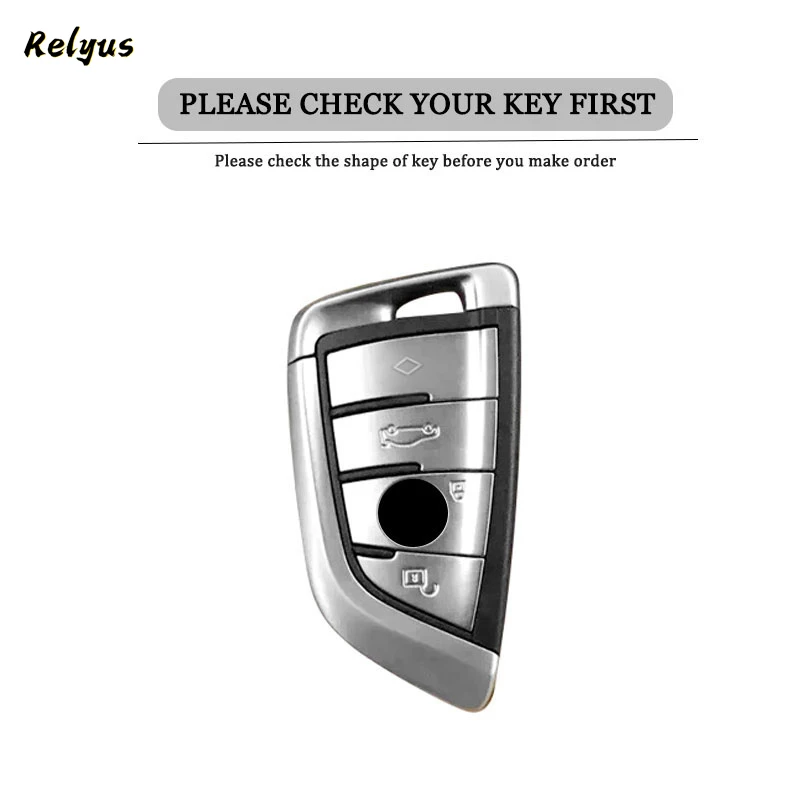 Car Key Case Cover Protector Shell for BMW 1 2 3 4 5 6 7 Series X1 X3 X4 X5 X6 X7 F10 F20 F30 G20 G30 G01 F15 F16 G02 G05 F34