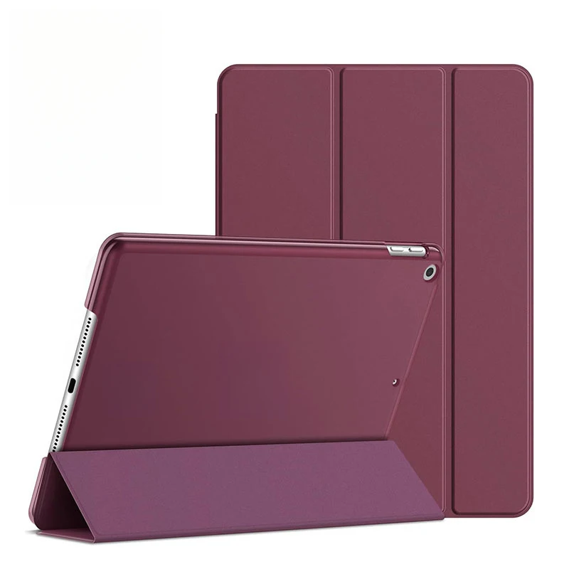 For IPad 10.2 Leather Protective Case, 9.7 Tri-Fold PC Tablet , Mini6 Leather Cover