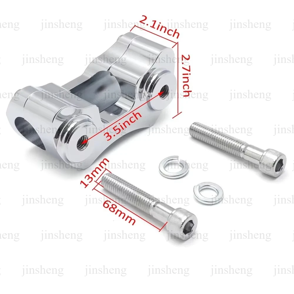 Motorcycle Accessories Handlebar Risers for Harley Davidson Road King 1997 and Later True 1.25 Inch Diameter Bars