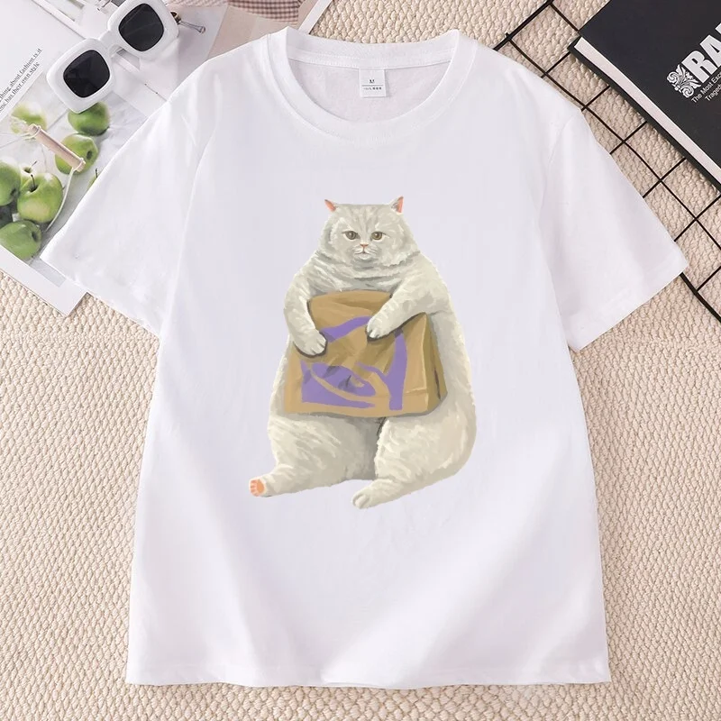I'll Always Have Money for You Funny Cat T-shirts for Men Women Cotton Short Sleeve Printed Tshirts Streetwear Round Neck