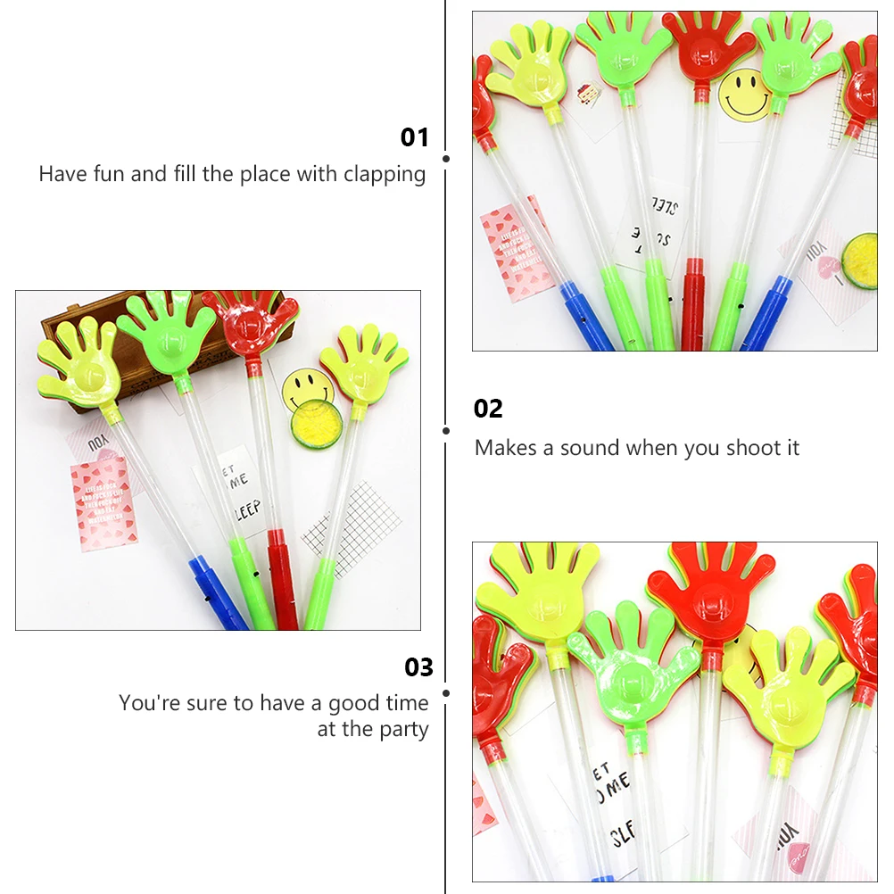 

Bright Color Plastic Glow Stick Cheer Toy Kids Gift Party Decoration Anniversary Festival Halloween 4Pcs