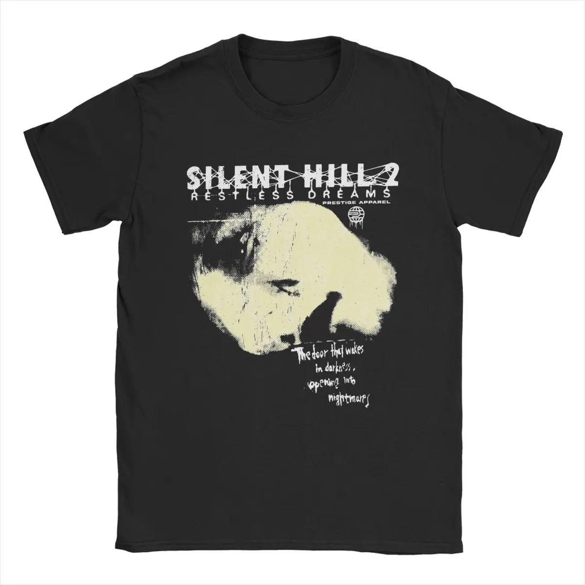 Cool Restless Dreams Silent Hill T-Shirt for Men O Neck Pure Cotton T Shirts Short Sleeve Tees 4XL 5XL Clothing