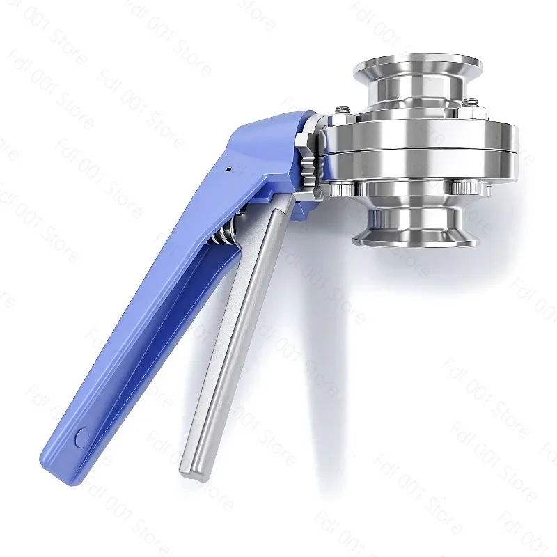 Quick Install Sanitary Manual Clamp Butterfly Valve 304 316 Stainless Steel Duck‑bill Fluid Control Valve