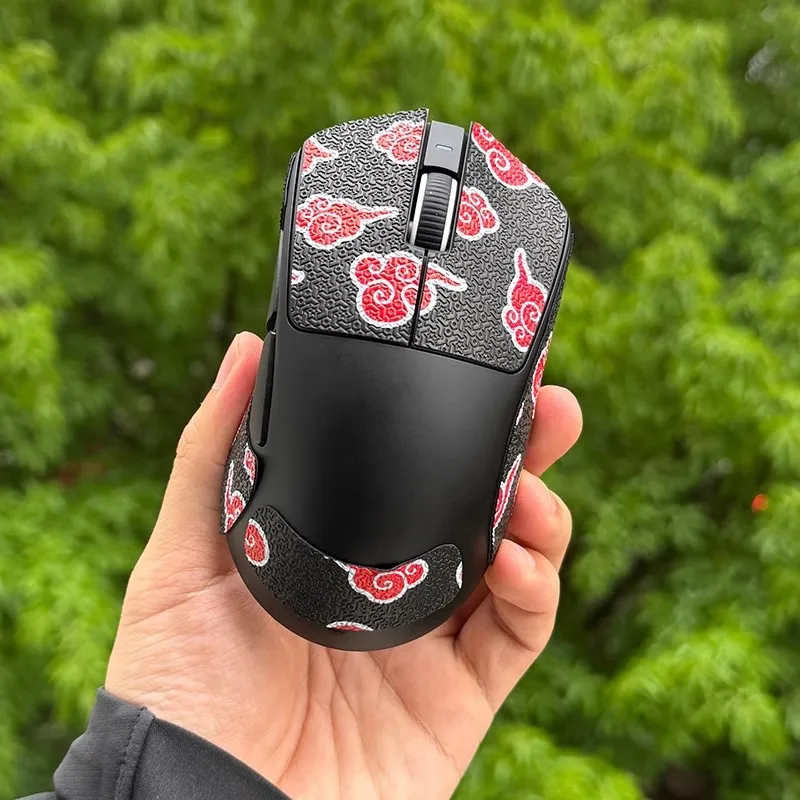 1 Set Ultraglide Mouse Anti Slip Sticker For TEEVOLUTION Terra XD9PT Non-Slip Anti Sweat Tape Ultrathin Snowflake Lizard Texture