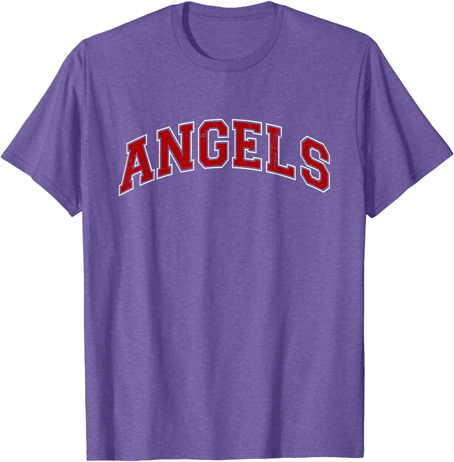 Vintage Angels Sports Name Athletic Text Arch Gift Men Women T-Shirt