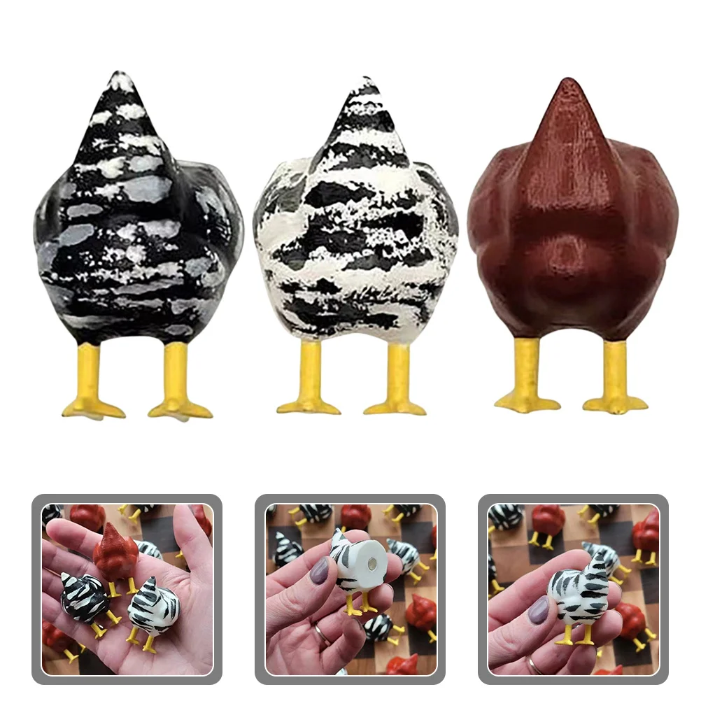

3pcs Cute Chicken Butt Fridge Magnets Suction Multi-Functional Refrigerator Decor For Kitchen Office Locker Magnetic