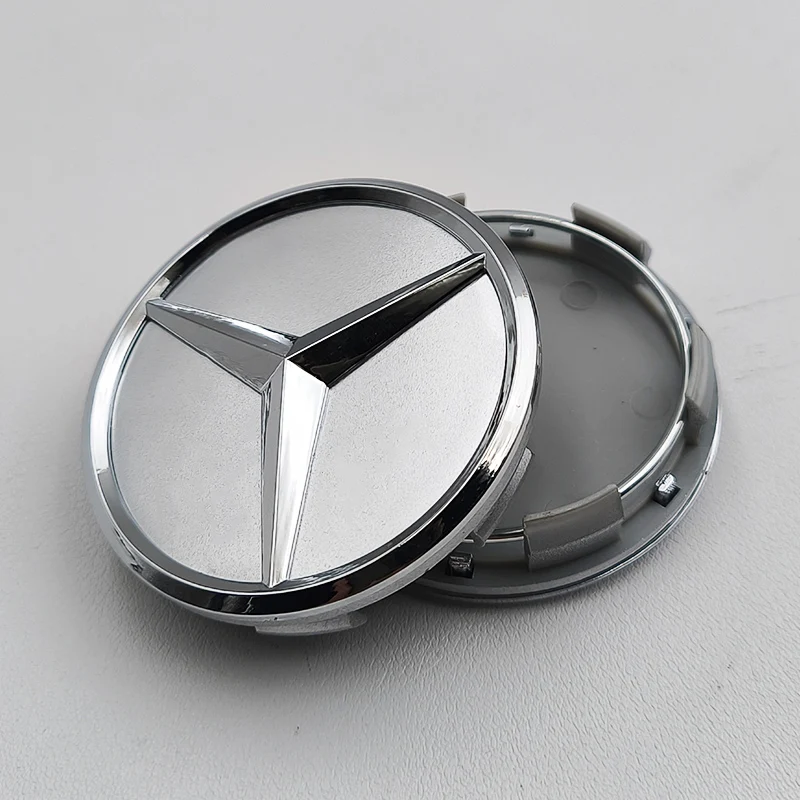 4pcs 60mm Car Rims Hub Wheel Center Caps For Mercedes Benz A B C E S CLA CLS GLK ML GLA GLB GLC GLE Accessories