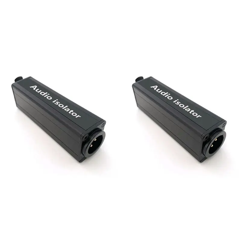 A96E-2X Mono Common Ground Audio Isolator Acoustic Noise Filtering To Eliminate Current Sound Permalloy Isolation