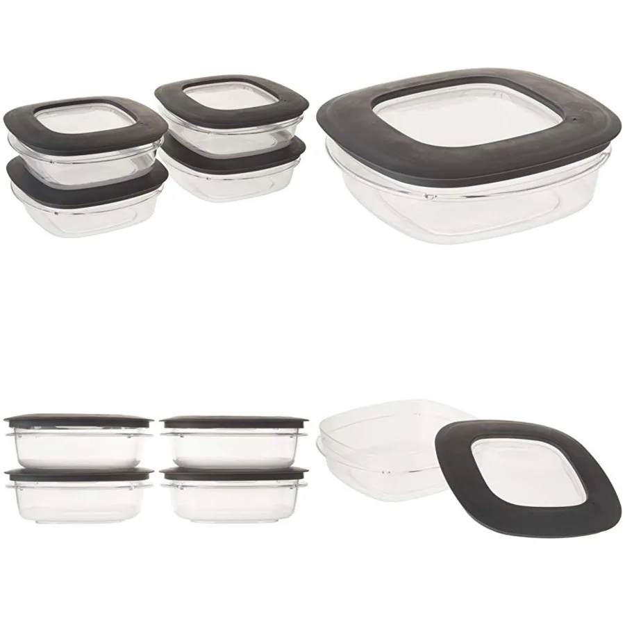 

Premier Food Storage Container, 3 Cup, Grey 4 Pack