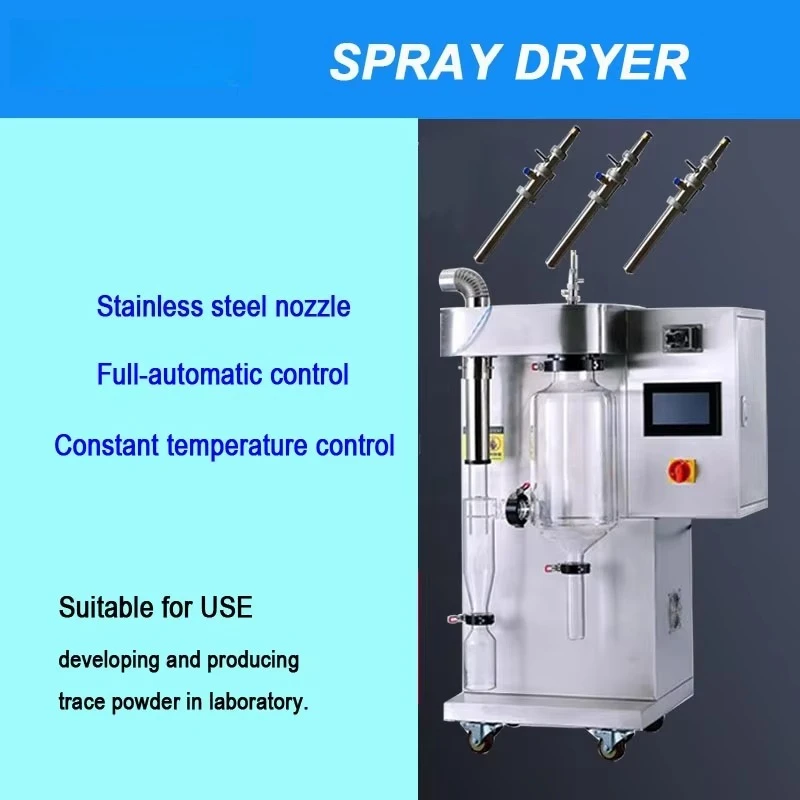 2026 Hot SellingLab Small Vacuum Spray Dryer 2L Small Scale Instant Coffee Milk Banana Honey Powder Spray Dryer
