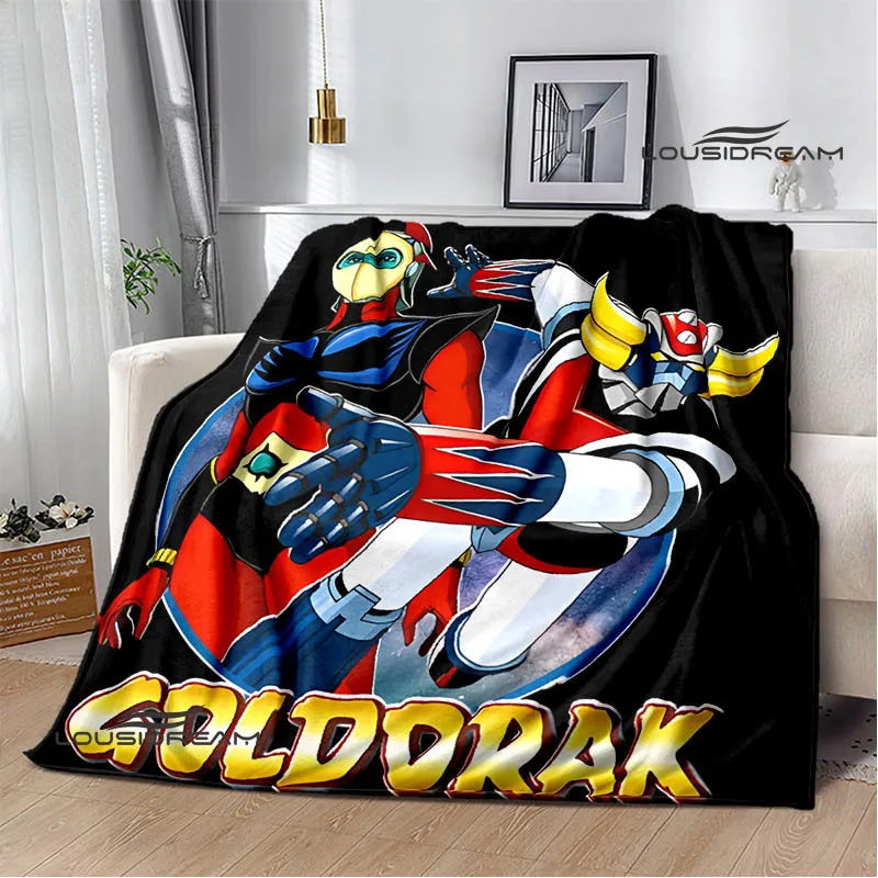 UFO ROBO GRENDIZER GOLDORAK Printed blankets Warm Flannel blankets Soft and comfortable blanket bed linings Birthday Gift