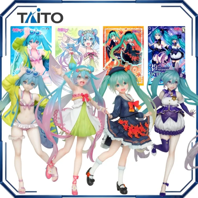 figurines-d'action-taito-four-seasons-hatsune-miku-printemps-Ete-automne-hiver-piapro-anime-collection-de-modeles-jouets-cadeaux-a-collectionner