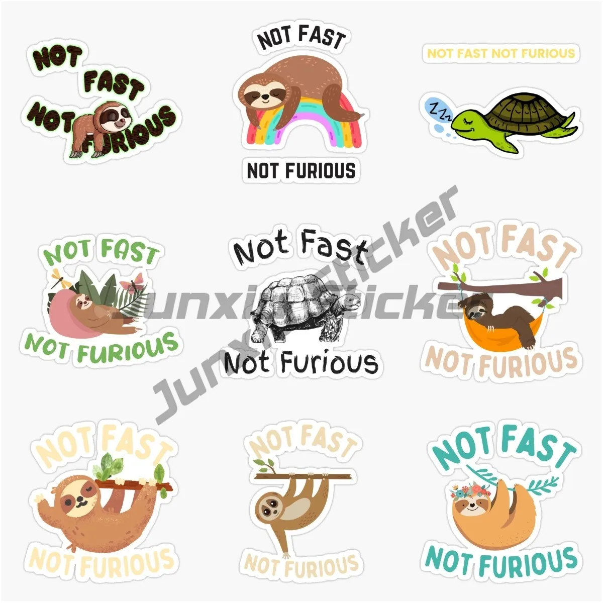

Not Fast Not Furious Decal Car Window Bumper Motorcycle Worship Helmet Laptop Vinyl Camping Decal