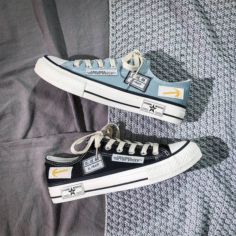 

Summer Breathable Low-top Canvas Men's Shoes 2026 New Casual Korean Trendy Graffiti Sport Student Vulcanized Shoes Rubber Sole