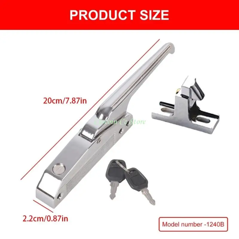 

X90F Secure Locking Mechanism Freezer Handle User Friendly Handle for Enhances Safety