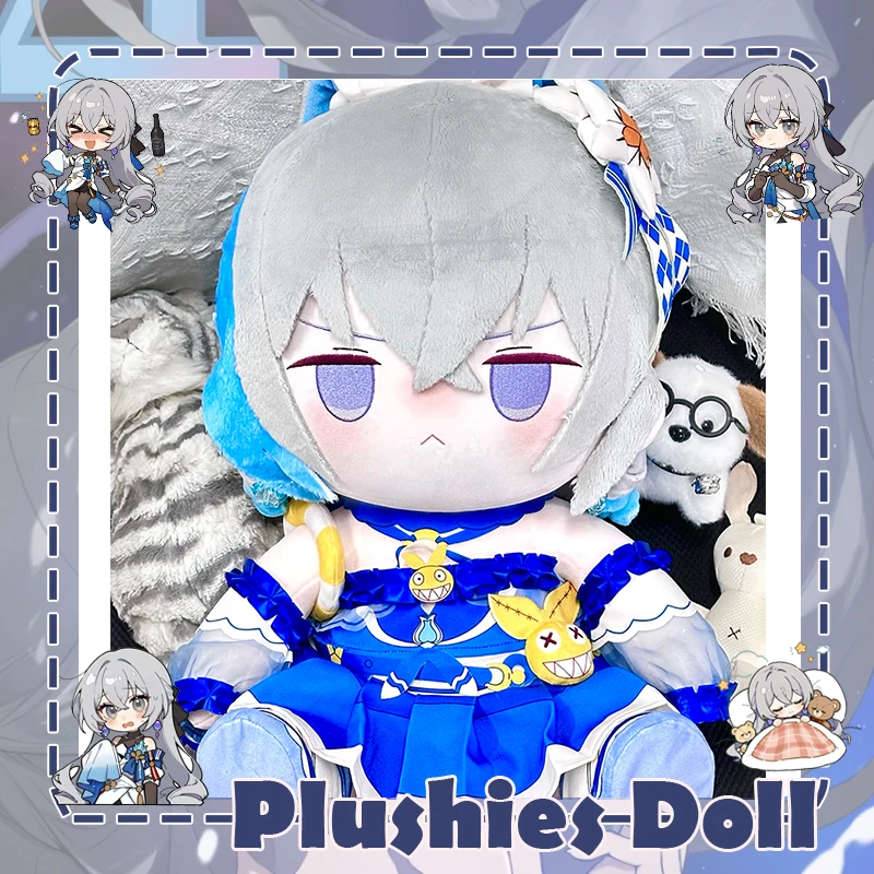 Gioco Honkai Impact 3 Bronya Zaych Peluche Bambola Herrscher of Truth Cotone Farcito Seduto Giocattolo Peluche Anime Cuscino Figura Regalo 40 cm