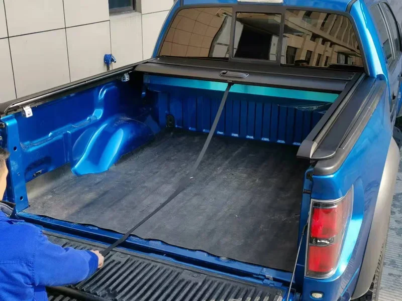 Liyuan Factory Rolling Retractable Truck Bed Cover for  musso trunk lid  Accessories truck bed covercustom