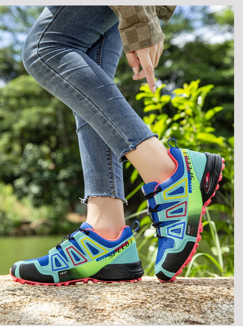 Wasserdichte Wanderschuhe für Herren, Outdoor-Trainer, Schnür-Kletterschuhe, Damen-Trekking-Sneaker, rutschfeste taktische Sneaker für die Jagd – Detail 19