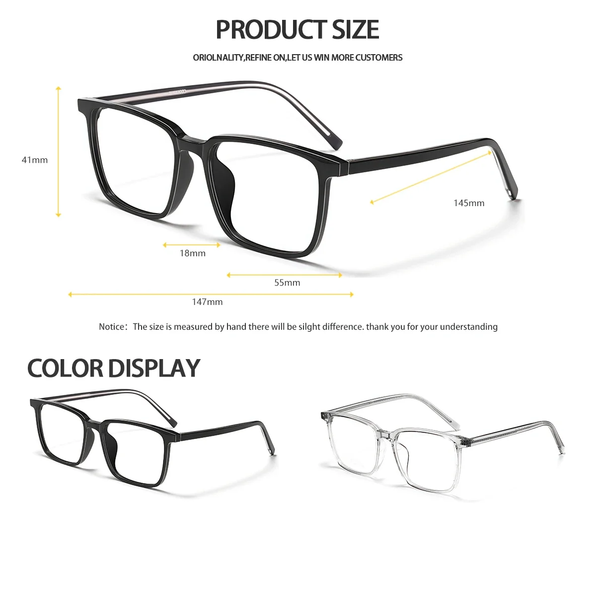 Óculos de prescrição masculino SPLOV, armação quadrada de metal, design profissional personalizado, anti luz azul, óculos para miopia