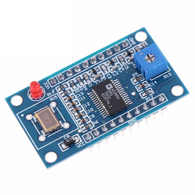 Módulo gerador de sinal dds, placa de desenvolvimento de gerador de sinal ad9851 módulo 0-70mhz ad9851 2 ondas senoidas e 2 ondas quadradas