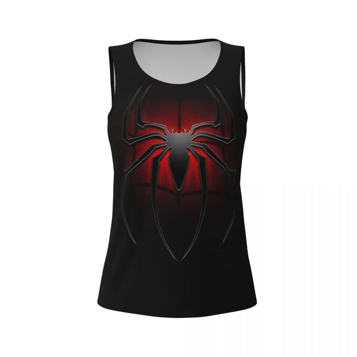 Camisetas de Yoga de araña roja personalizadas para mujer, camisetas sin mangas atléticas para correr