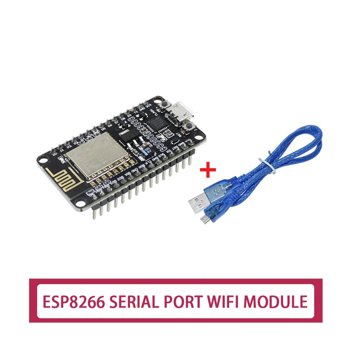 

Макетная плата ESP8266 CP2102 + USB-кабель, ESP-12E MCU ESP8266, Nodecu Lua V3, Интернет вещей, макетная плата Wi-Fi