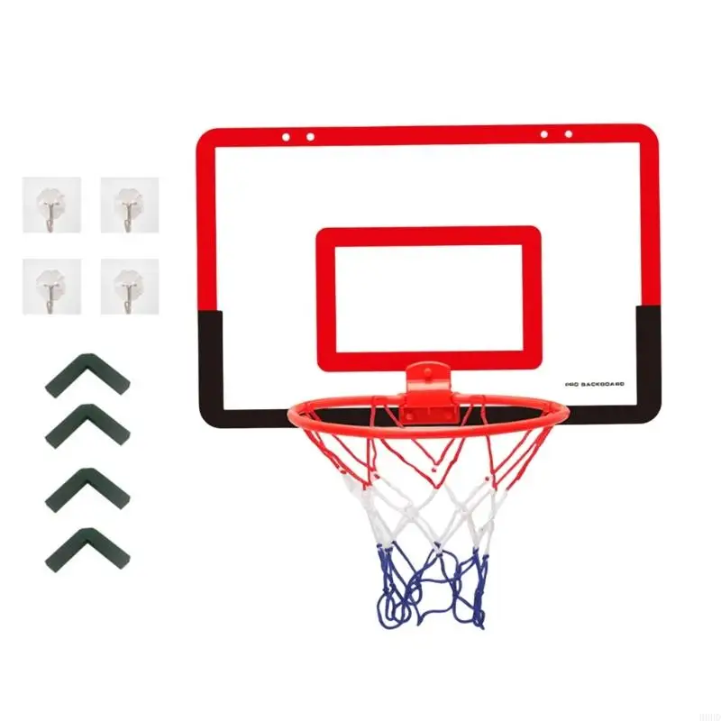 Small Home Exercise Basketball Hoop Wall Mounted Folding Basketball Stand 69HD