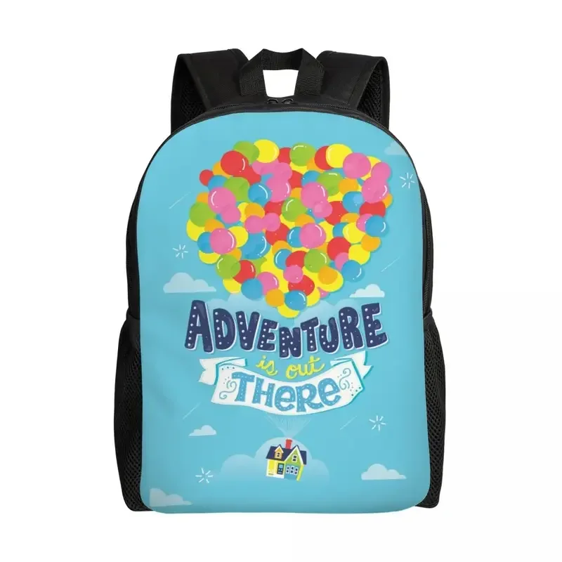 Customized Adventure Is Out There Quotes Backpacks Women Men Casual Bookbag for College School Classic Quotes Bags G3857