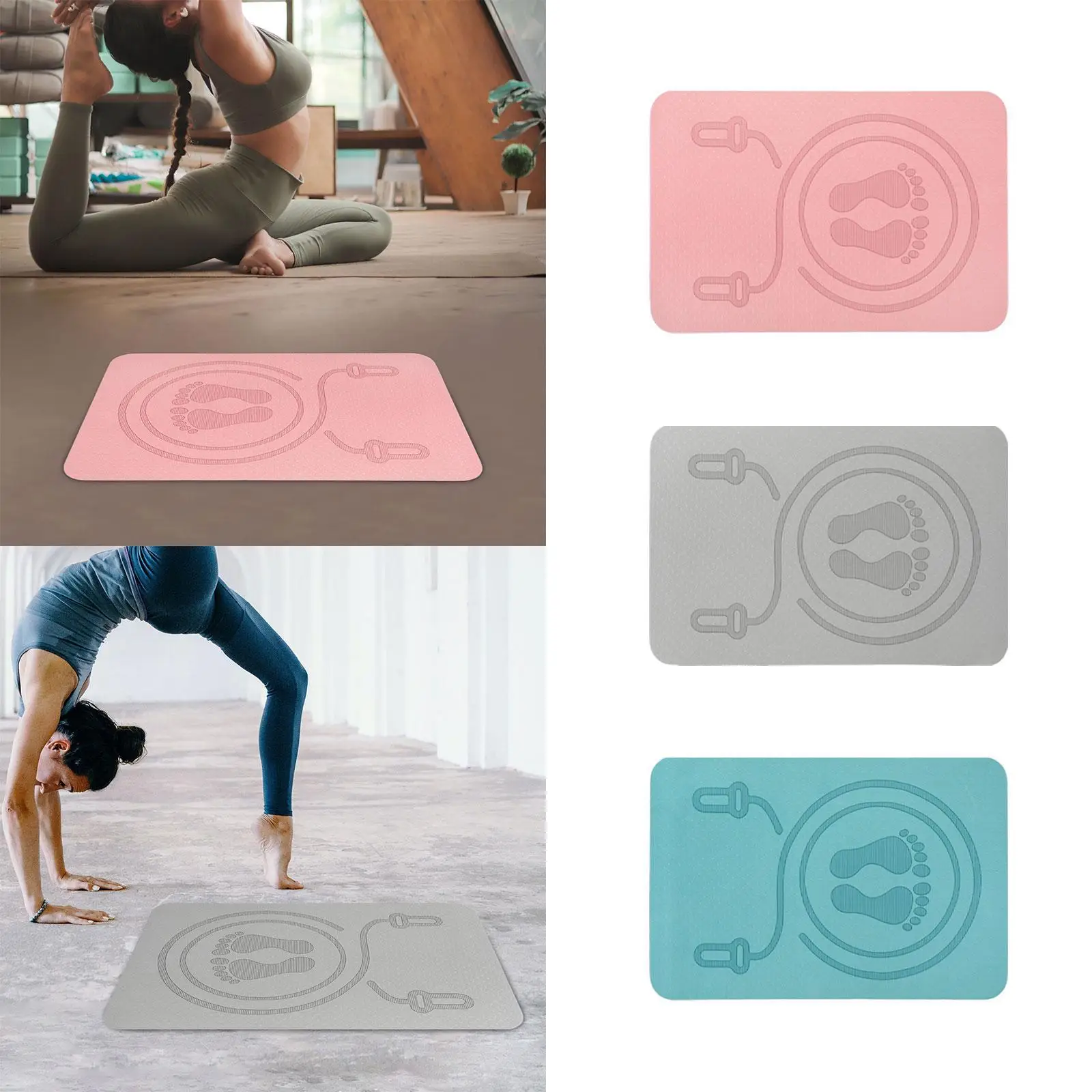 

Коврик для прыжков со скакалкой, защита пола для мужчин и женщин, звукоизоляция, амортизирующая веревка, коврик для прыжков, коврик для фитнеса, коврик для тренировок