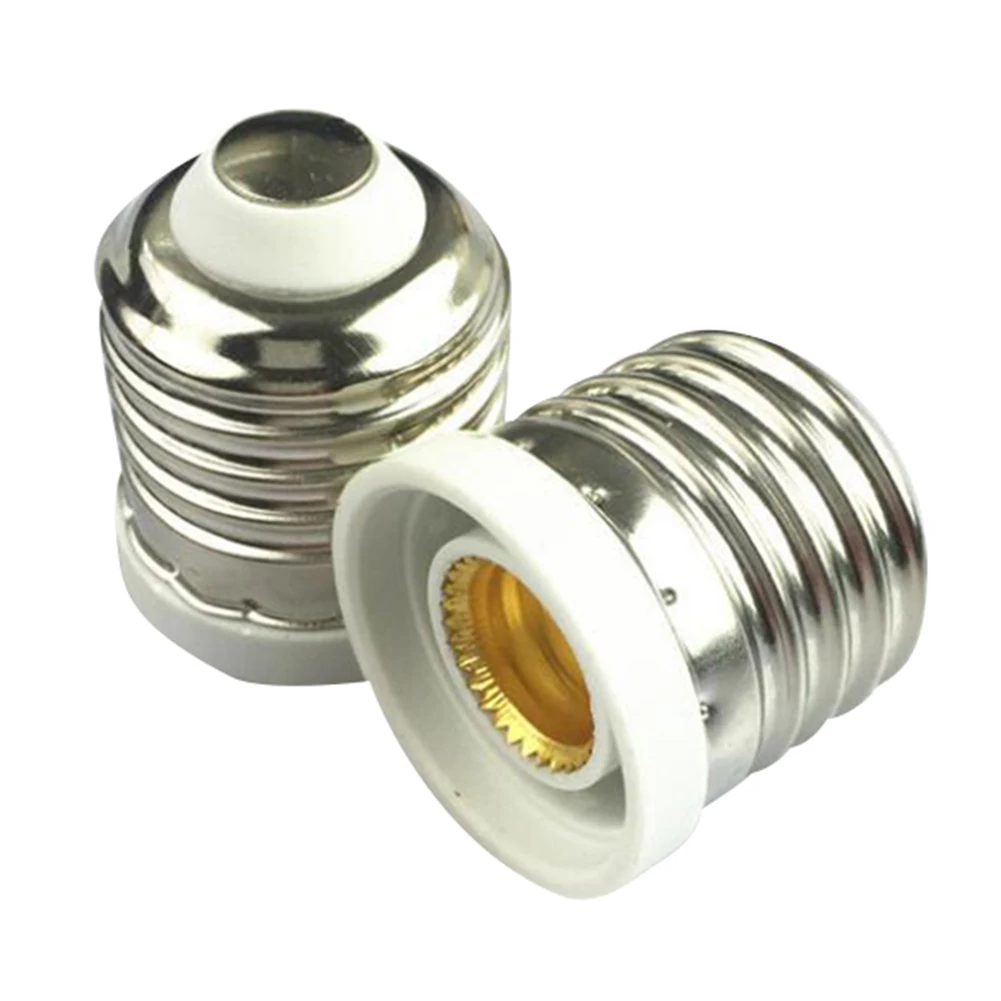 E27 To E12 Bulb Socket Converter Lightweight Screw Lamp Outlet Adapters Easy To Install Fireproof Lighting Accessories