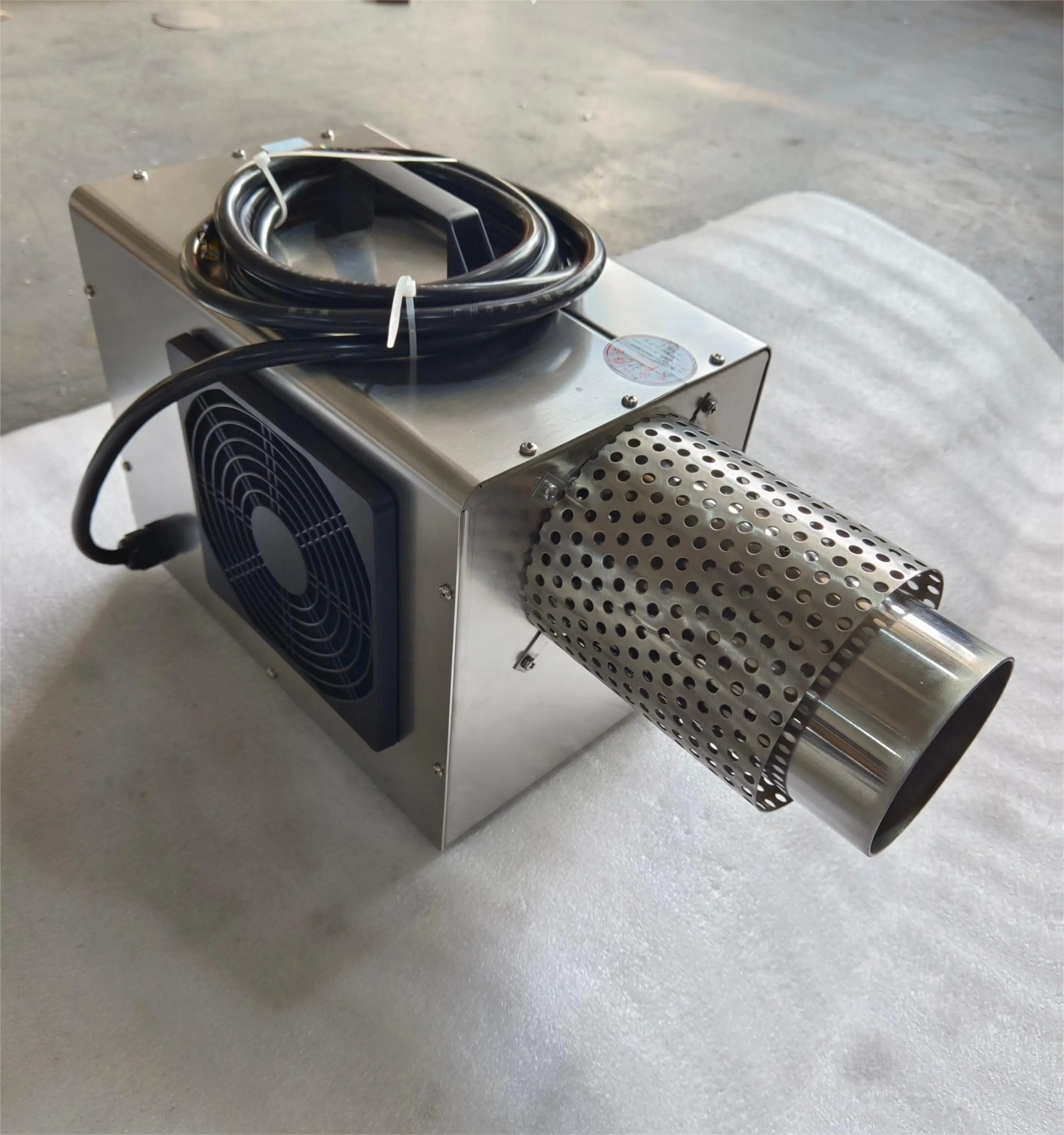 

China Manufacturer Supply 3KW 220V 380V Electric Industrial Low Price Small Portable Single Phase Hot Air Heater Blower