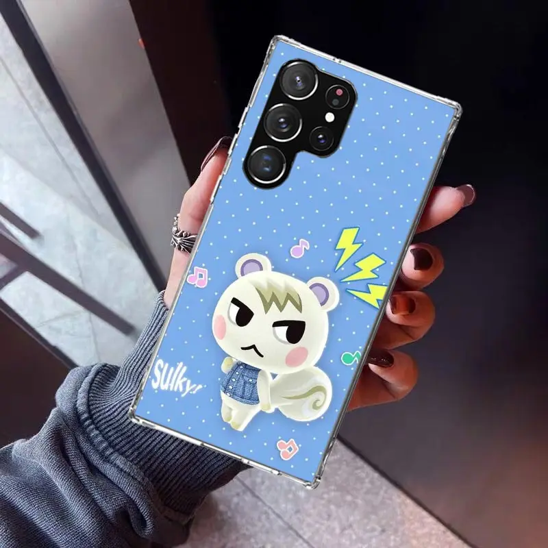 Animal C-Crossing New Horizons Phone Case For Samsung Galaxy Note 20 Ultra 10 Lite 9 8 J4 J6 Plus J8 M12 M30S M21 M31 M32 Shell