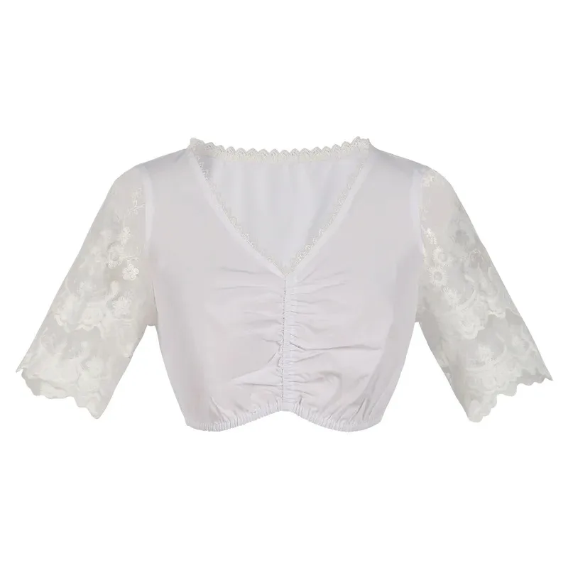 ألمانيا ميونيخ مهرجان أكتوبر خمر البيرة المرأة Dirndl فستان البافارية التقليدية كرنفال حفلة حانة خادمة تأثيري حلي