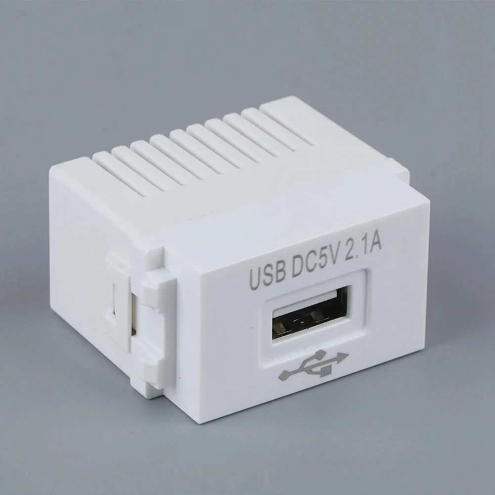 A62T-128 Tipe 2,1A Panel Pengisi Daya Ponsel Modul Daya USB 220 V Ke 5V Modul Sakelar Adaptor USB 4 Pak