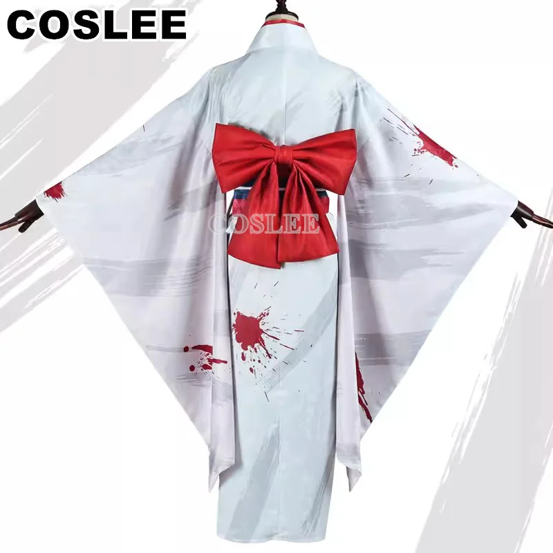 COSLEE Honkai: Star Rail Acheron PV Kimono Cosplay Costume Game Suit Bathrobe Uniform Dress Haori Halloween Party Outfit Women N